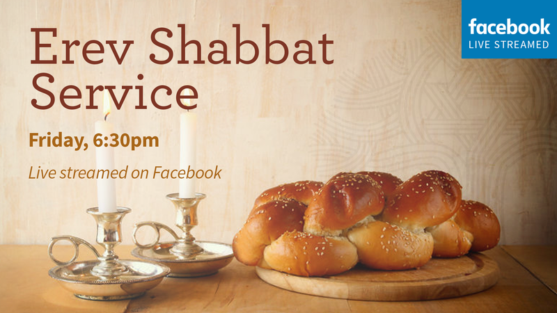 Banner Image for Erev Shabbat Service—FACEBOOK