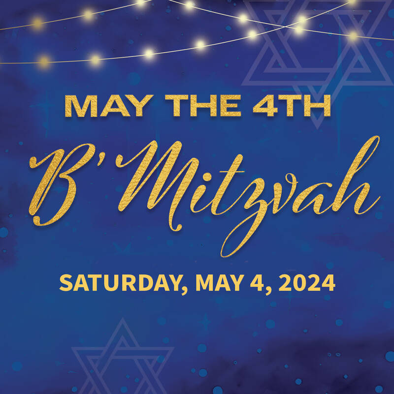 Banner Image for May the Fourth B' Mitzvah 